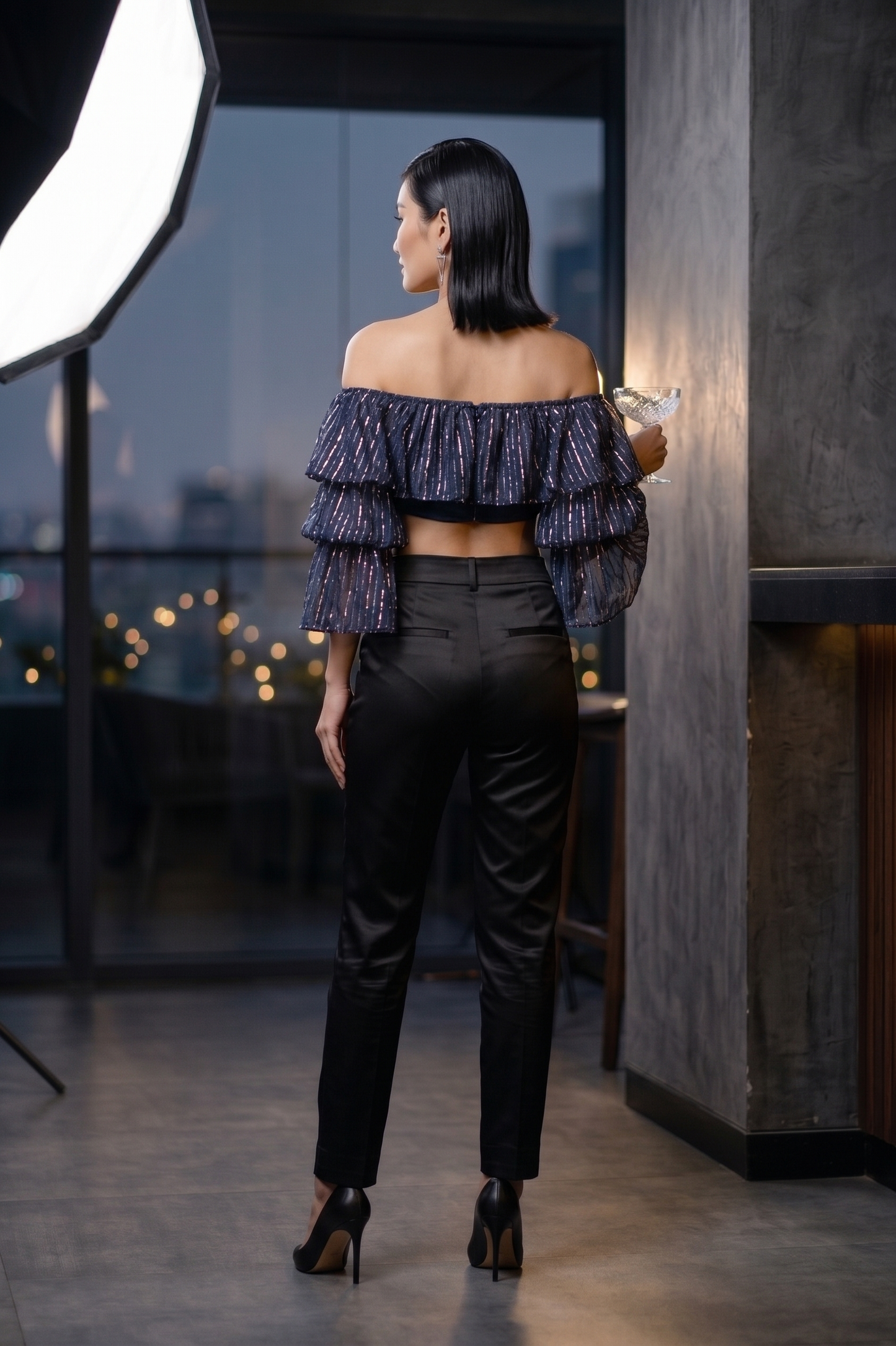 Dazzling Tiered Top