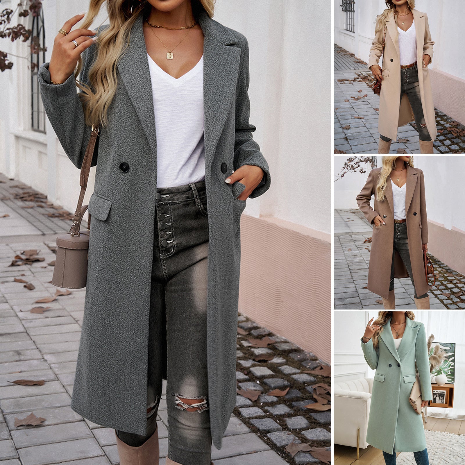 Turn-down Collar Stylish OverCoat – Purple Haze Studio