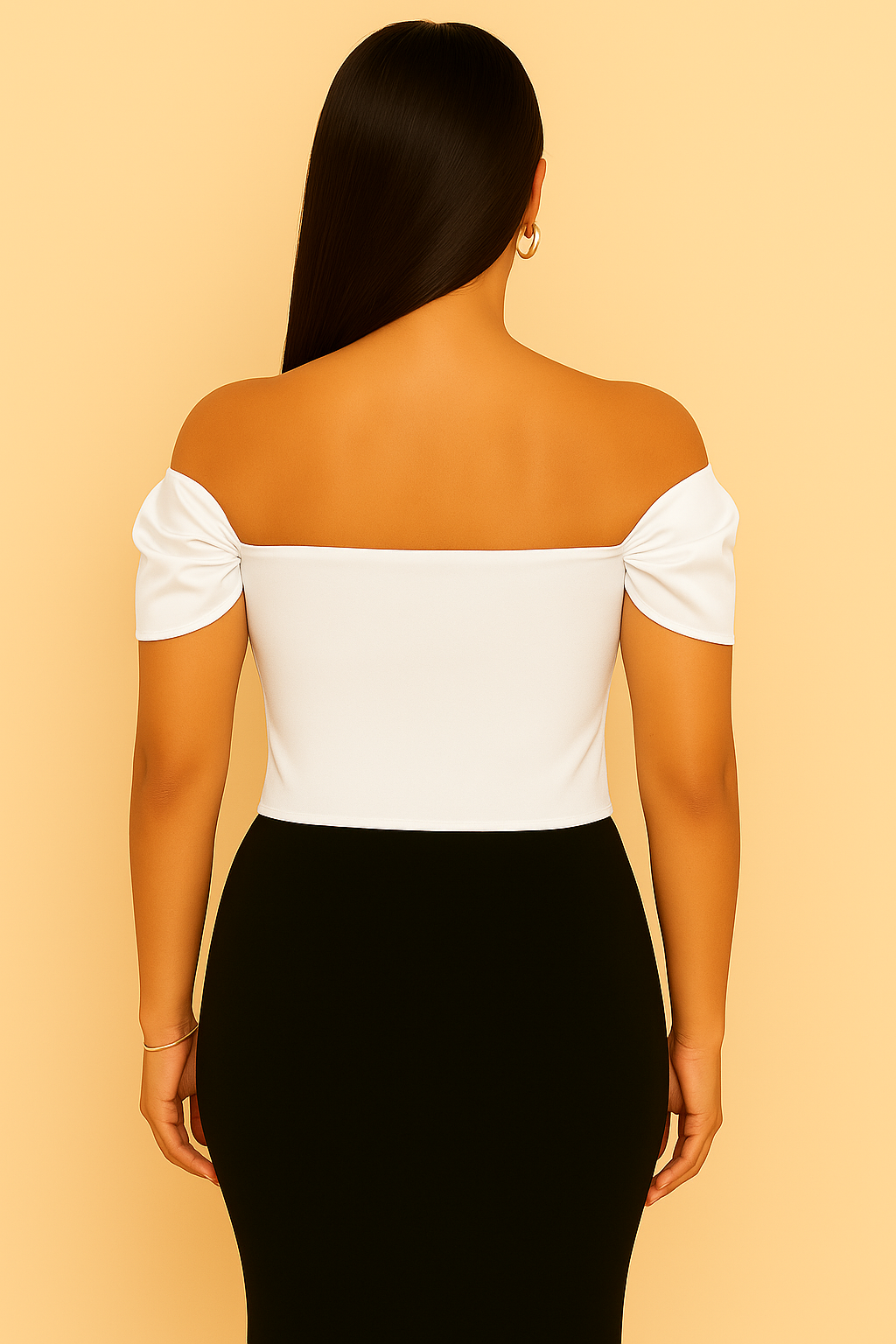 Off-shoulder Corset Tube Top