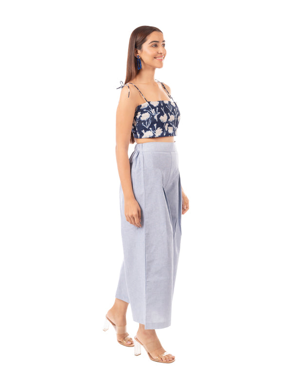 Hailey Crop Tie-up Top