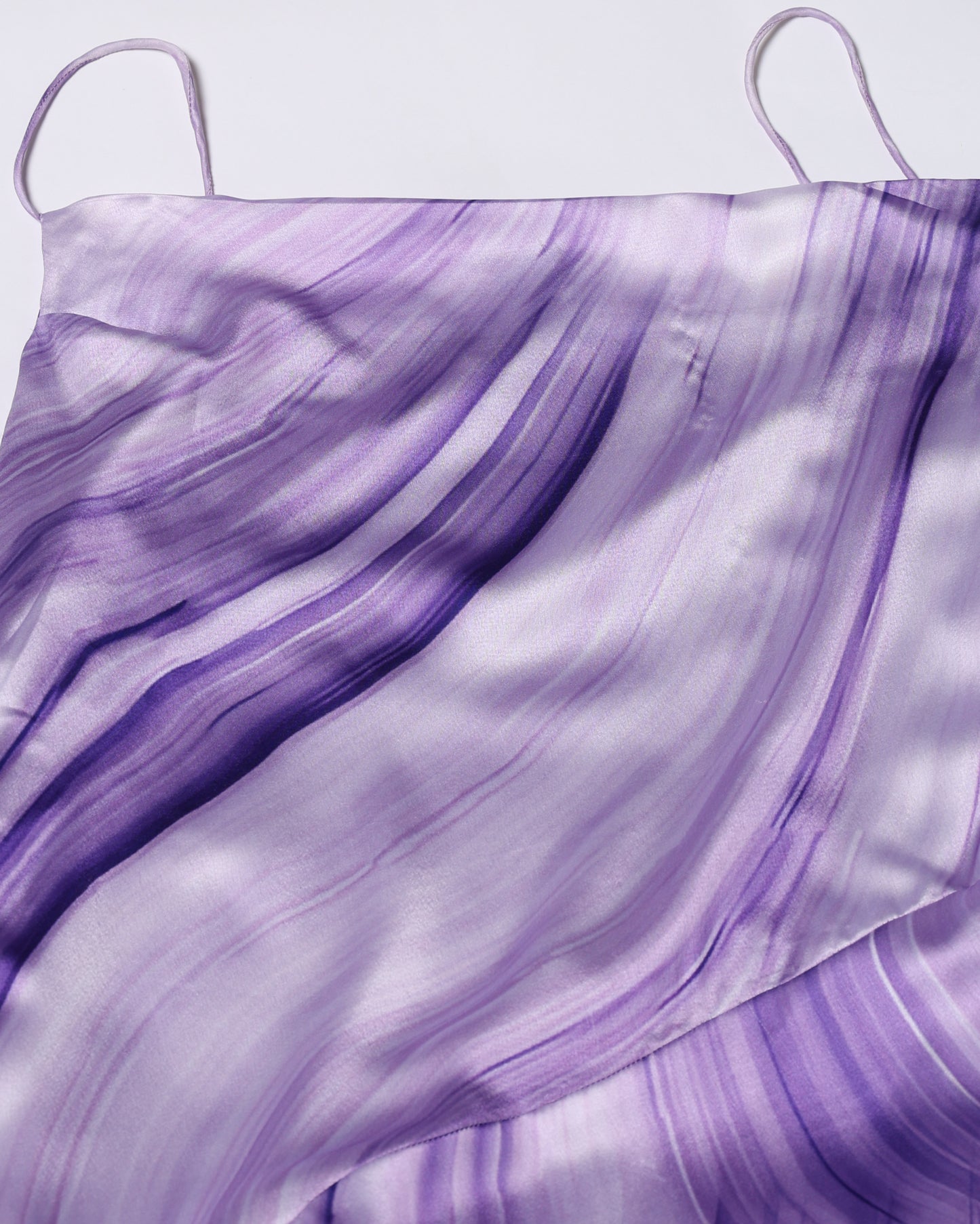 Evelyn Cowl Neck Strappy Slit Dress