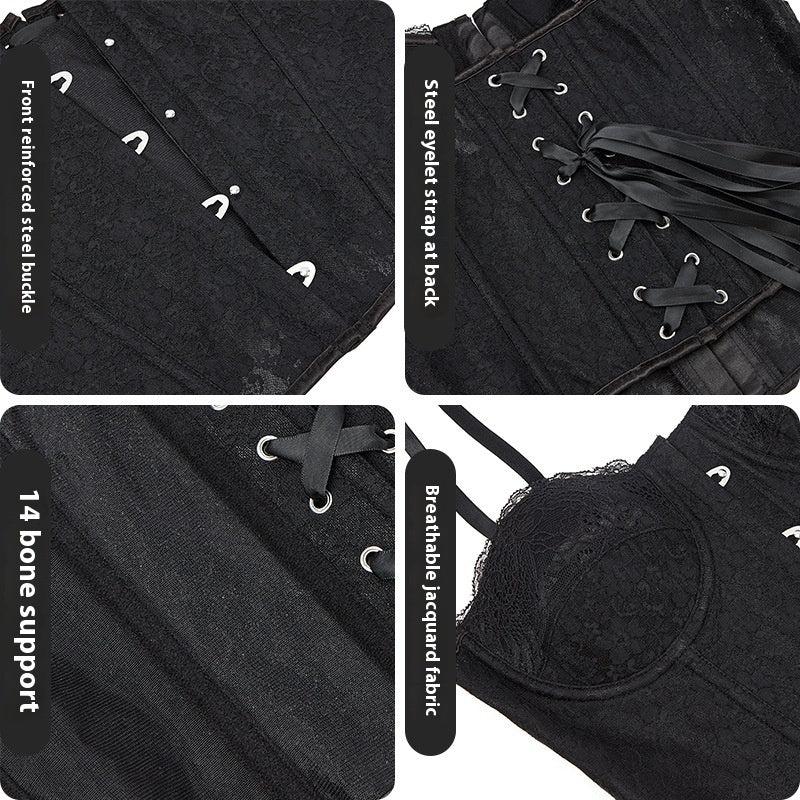 Lace Corset with adjustable straps