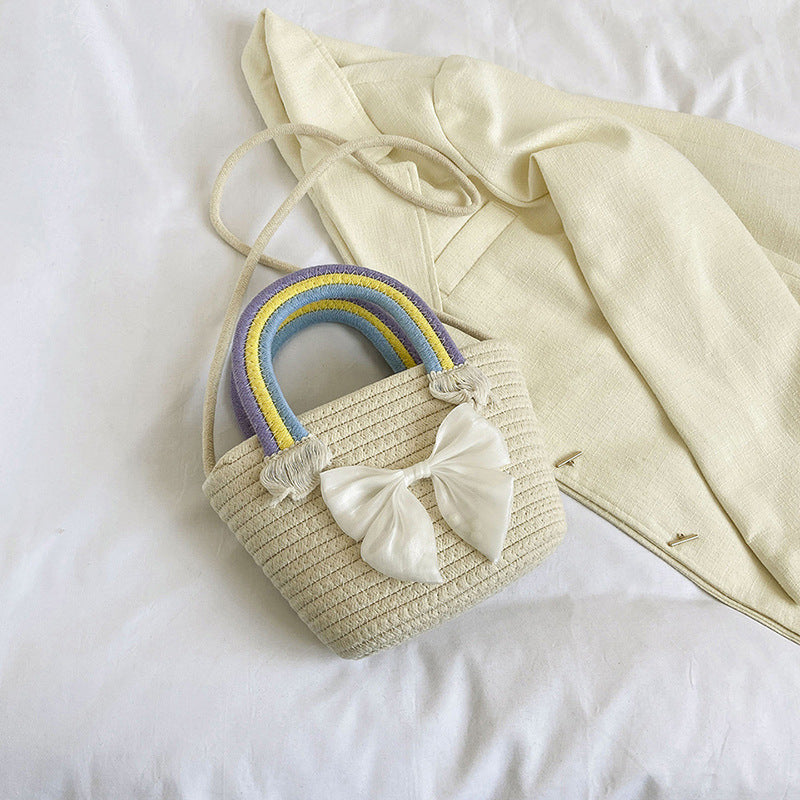 Straw Sling Handbag