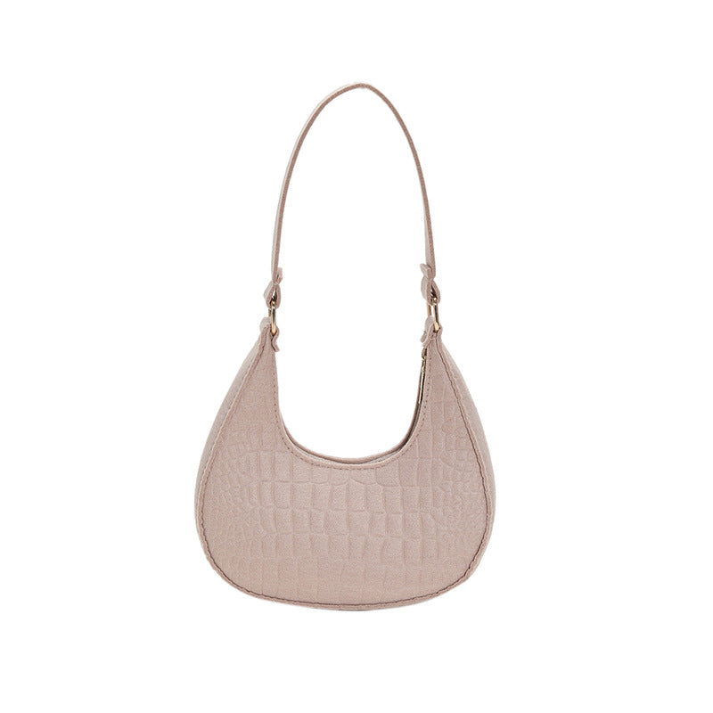 Stone Pattern Shoulder Bag