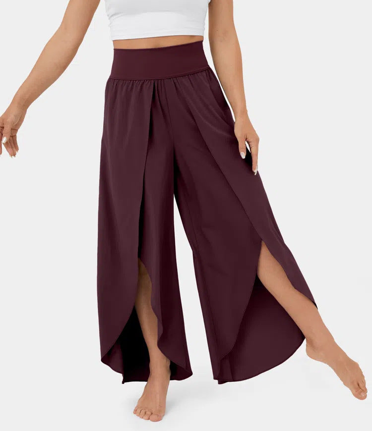 Slit Yoga Pants