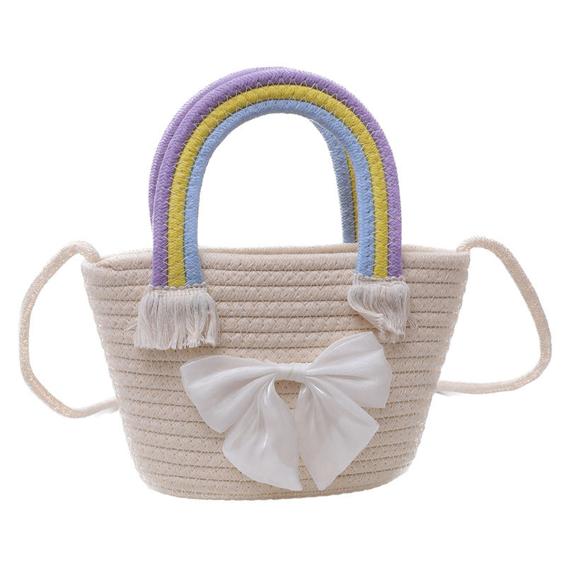 Straw Sling Handbag