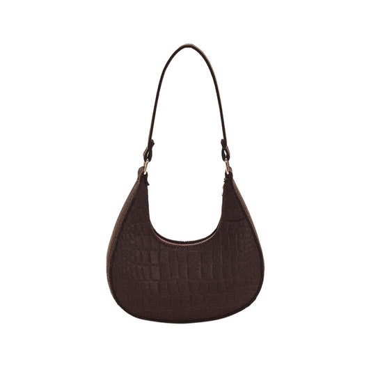 Stone Pattern Shoulder Bag