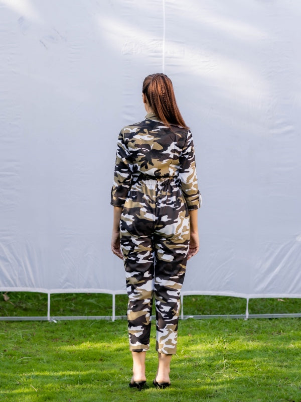 Ash Camouflage Jumpsuit