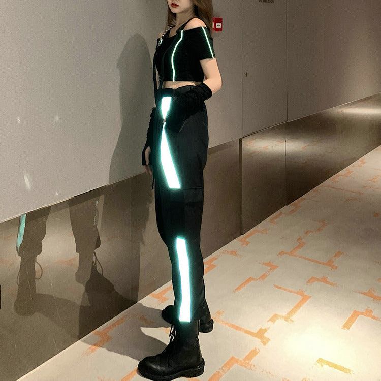 Reflective Overalls Co-ord Set