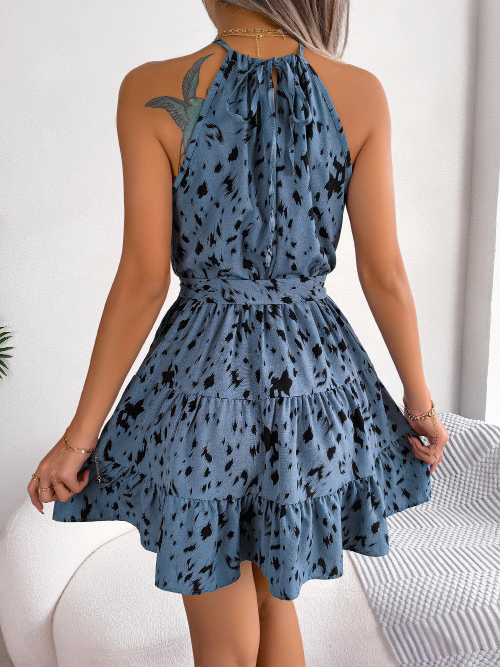 Leopard Print Summer Dress