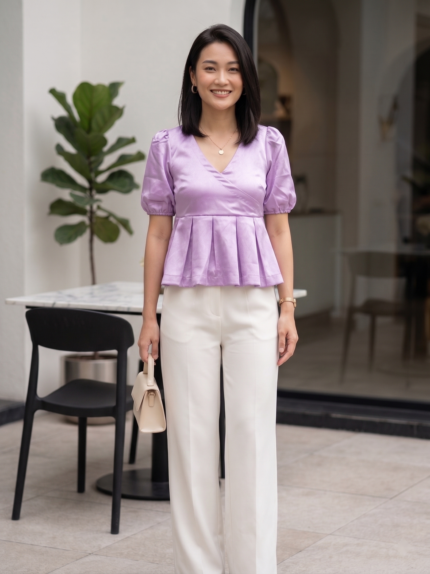 Lisa Peplum Top