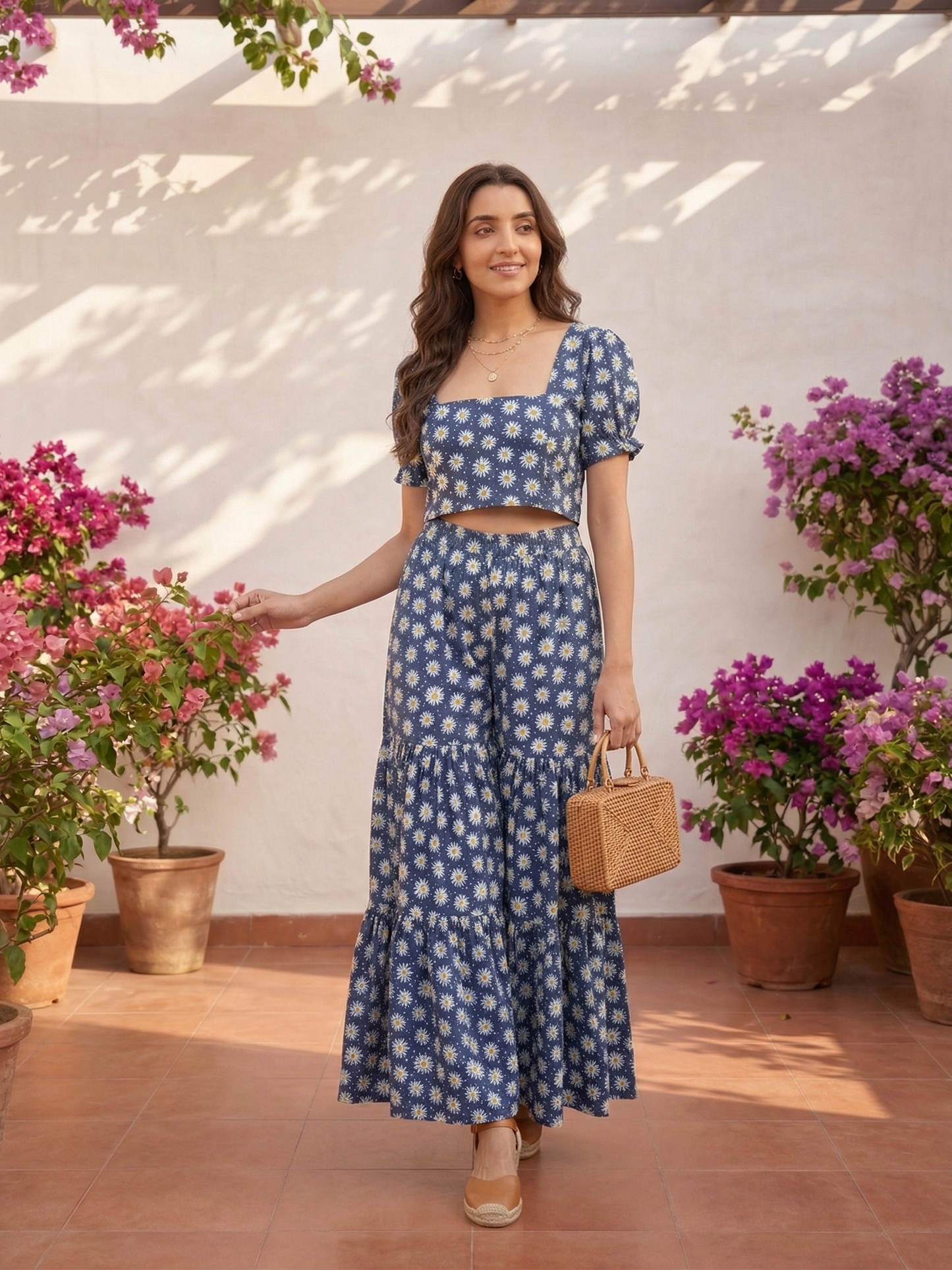 Flower Blossom Crop Top