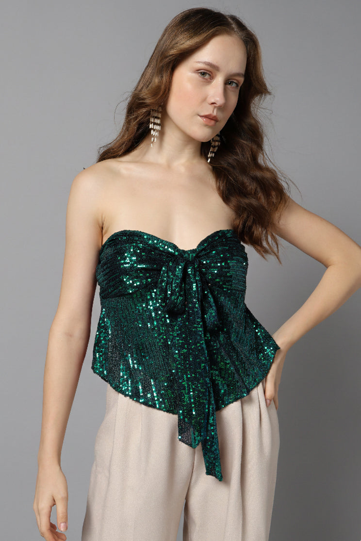 Twisted Strap Asymmetric Top