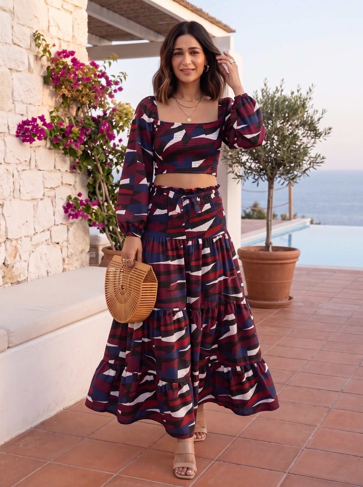 Penelope Top and Skirt Co-ord Set