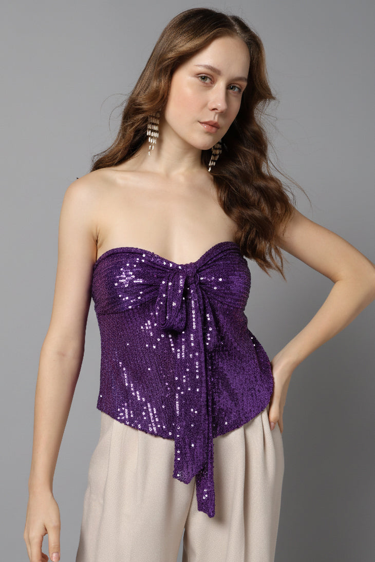 Twisted Strap Asymmetric Top