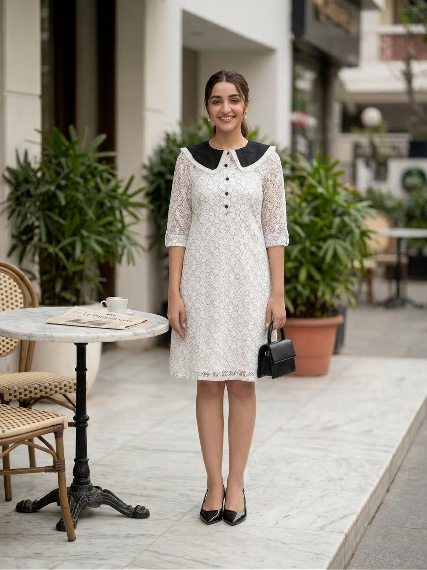 Madeline Collar Dress