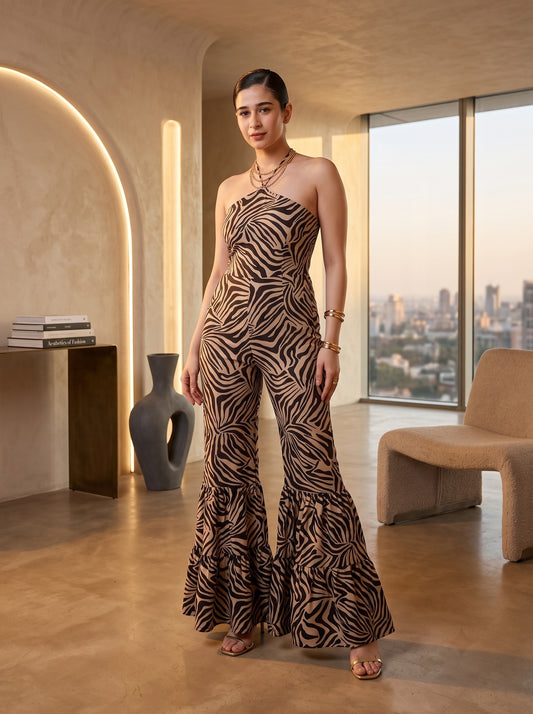Bold Zebra Jumpsuit