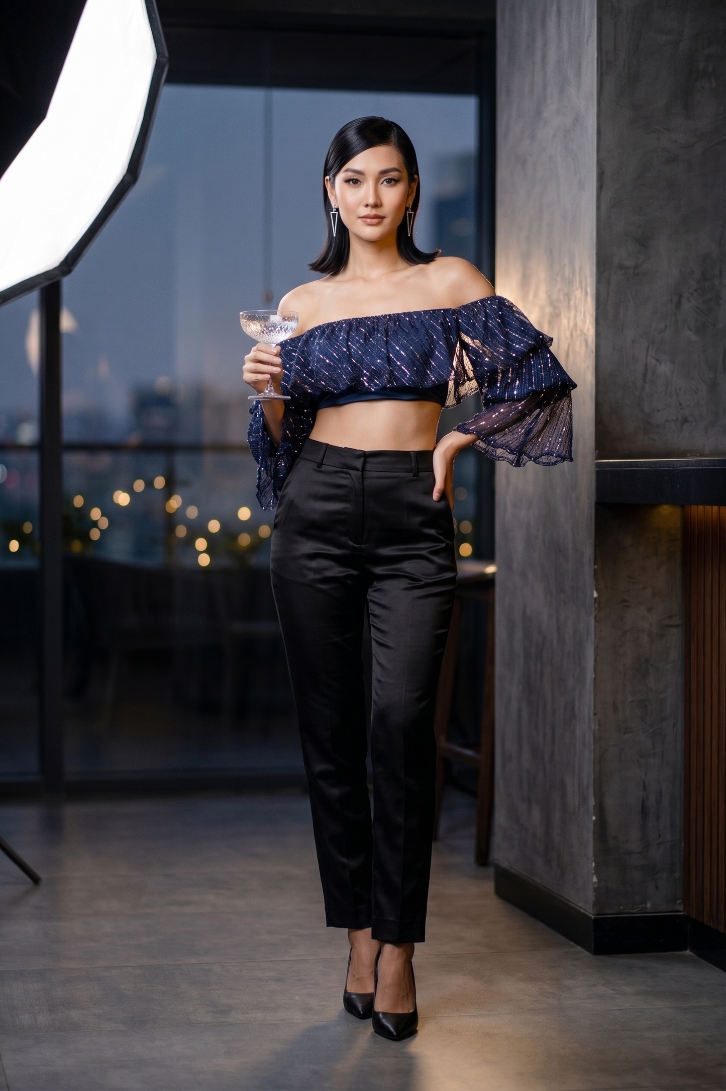 Dazzling Tiered Top