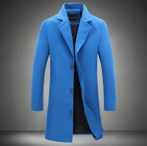 Winter Solid Colour Overcoat