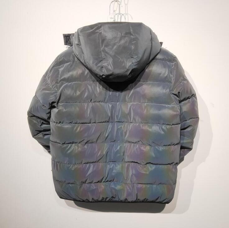 Rainbow Reflection Puffer Jacket