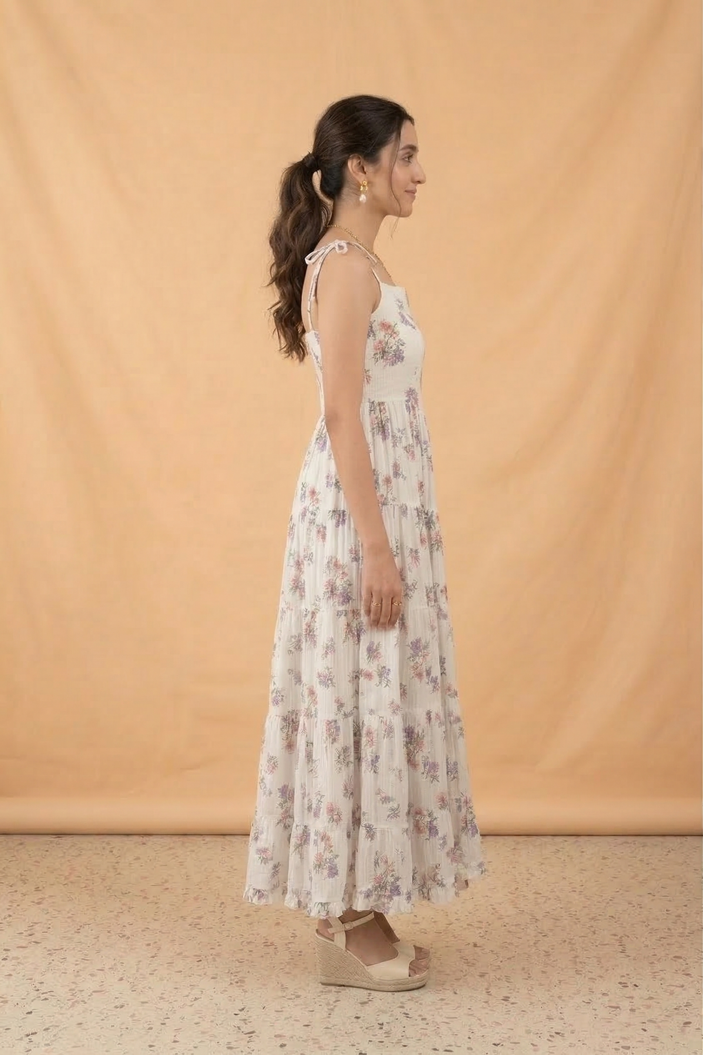 Garden of Eve Tie-up Maxi Dress