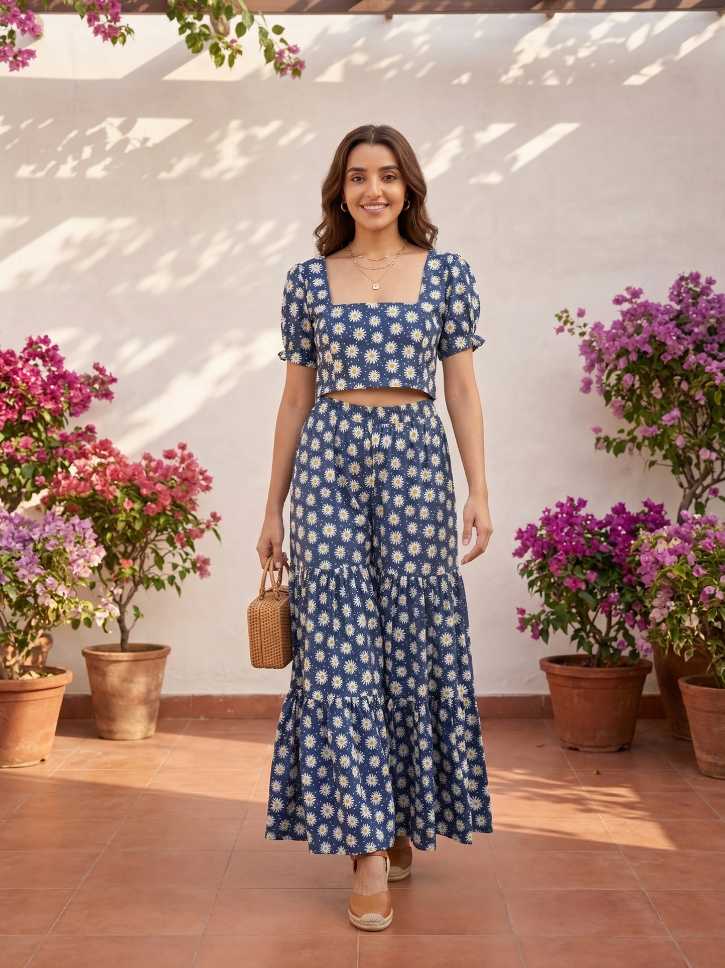 Flower Blossom Crop Top