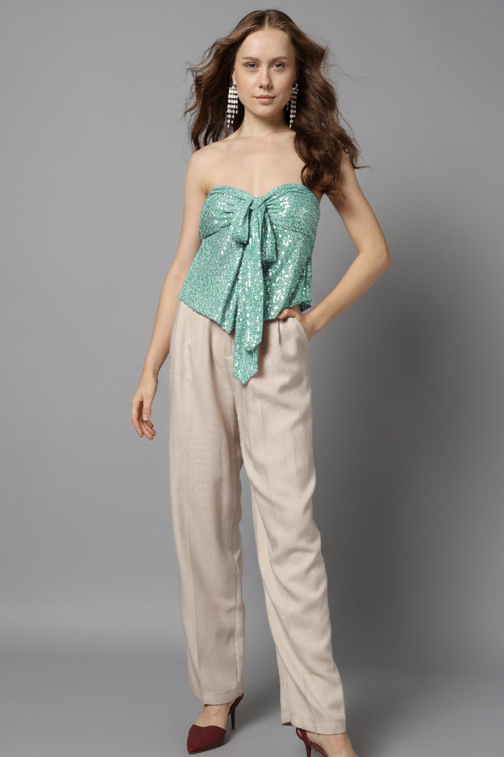 Twisted Strap Asymmetric Top