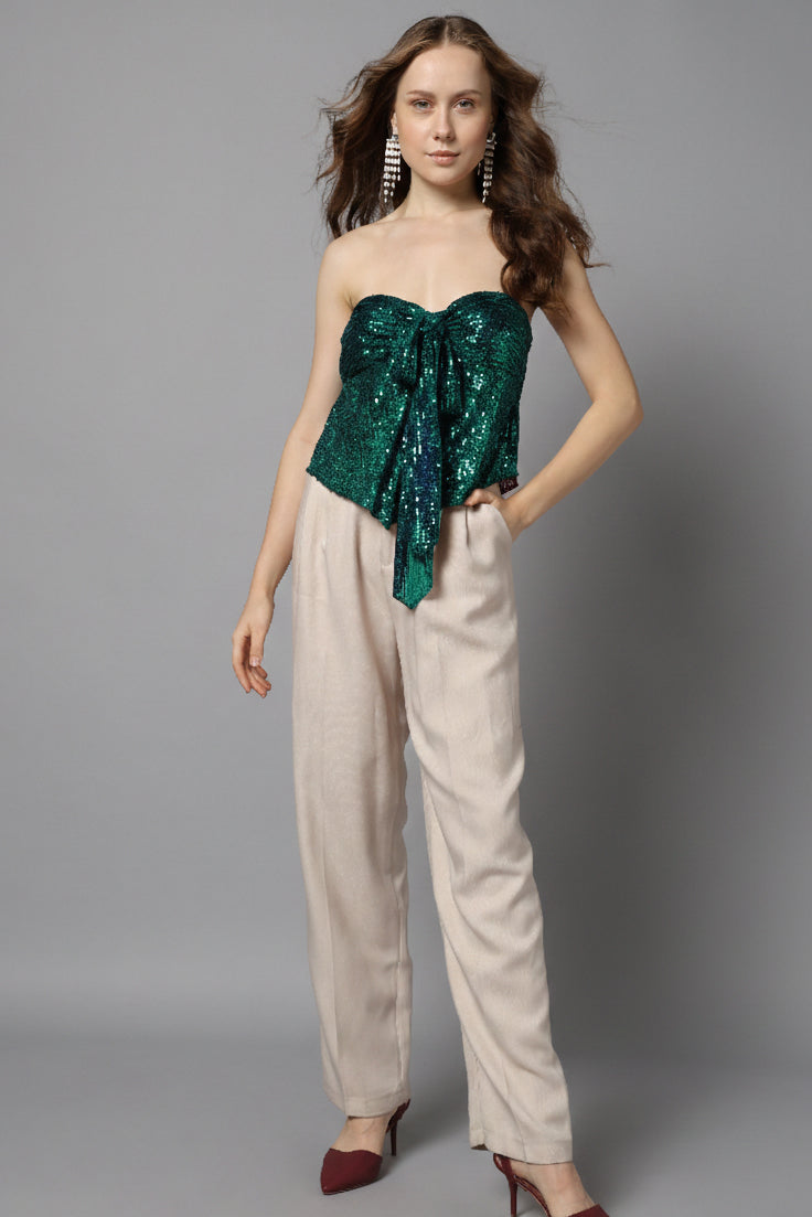 Twisted Strap Asymmetric Top