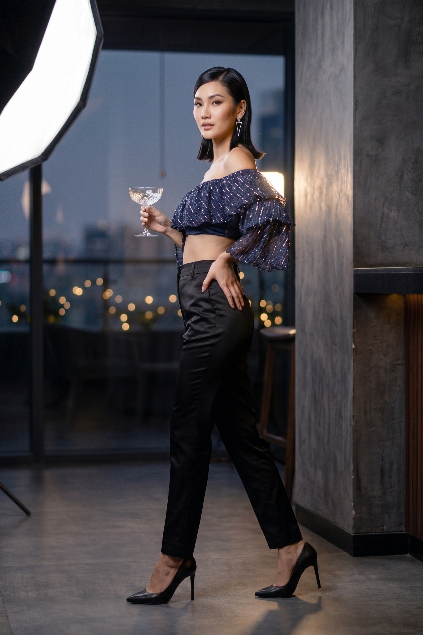 Dazzling Tiered Top