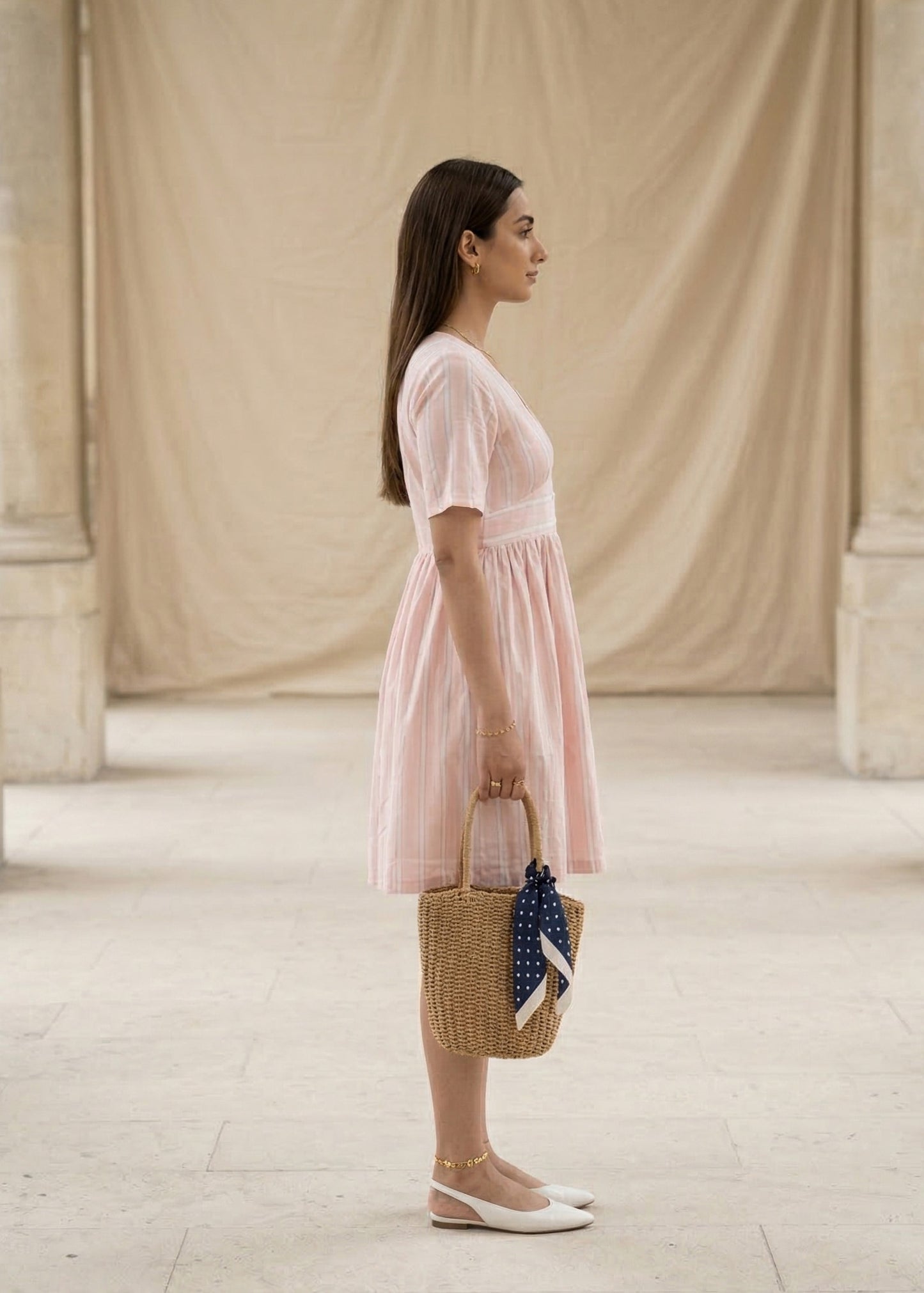 Peachy Vintage Dress