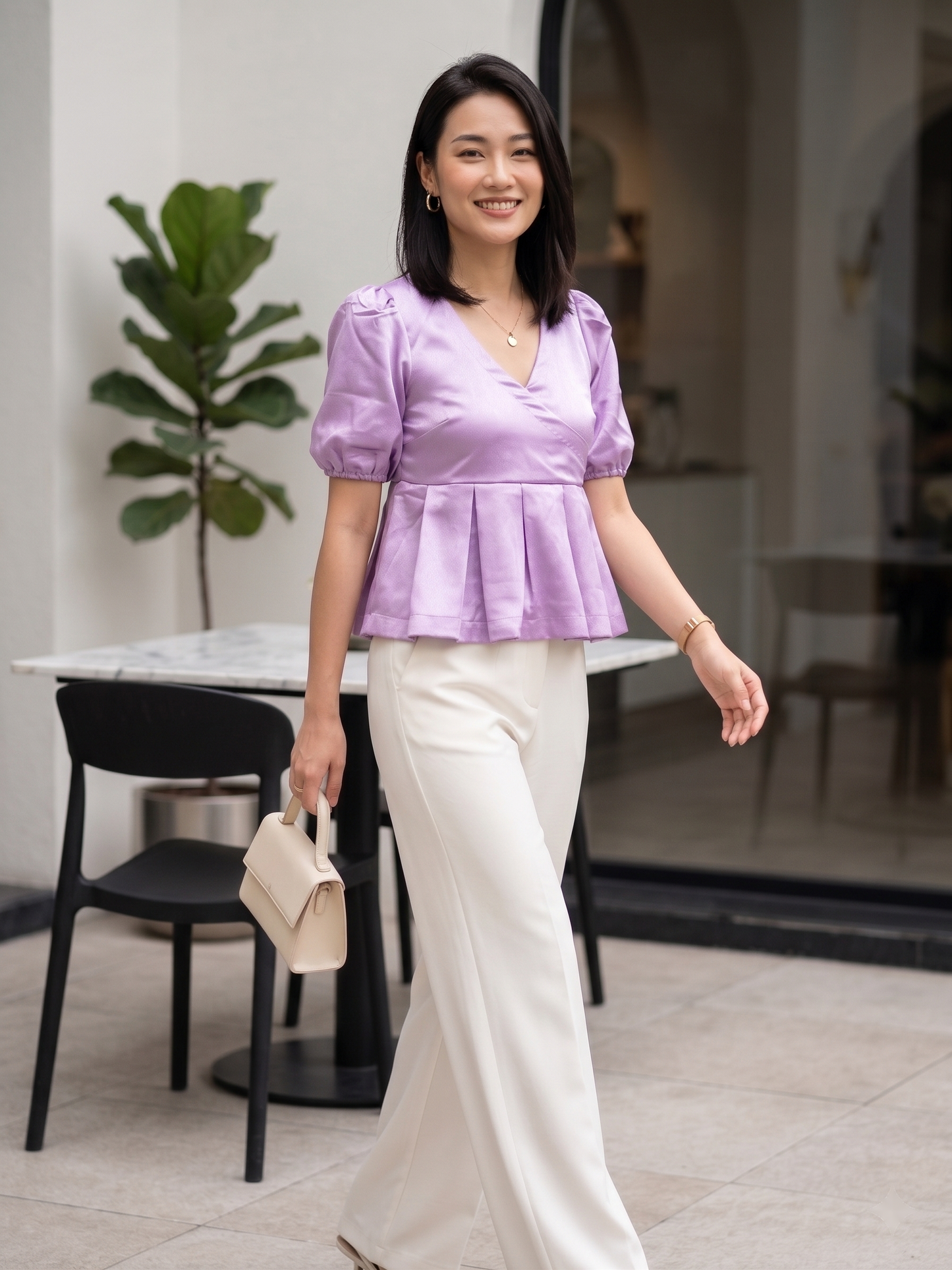 Lisa Peplum Top