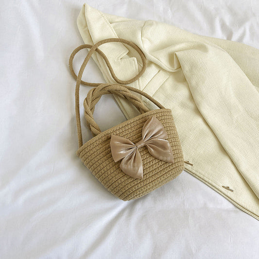 Straw Sling Handbag