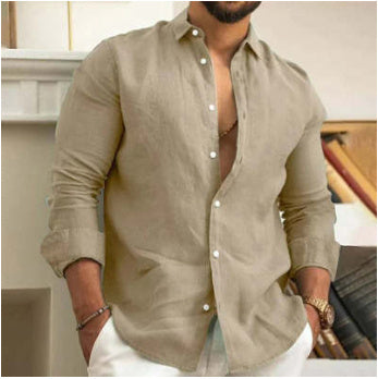 Linen Button-down Shirt or