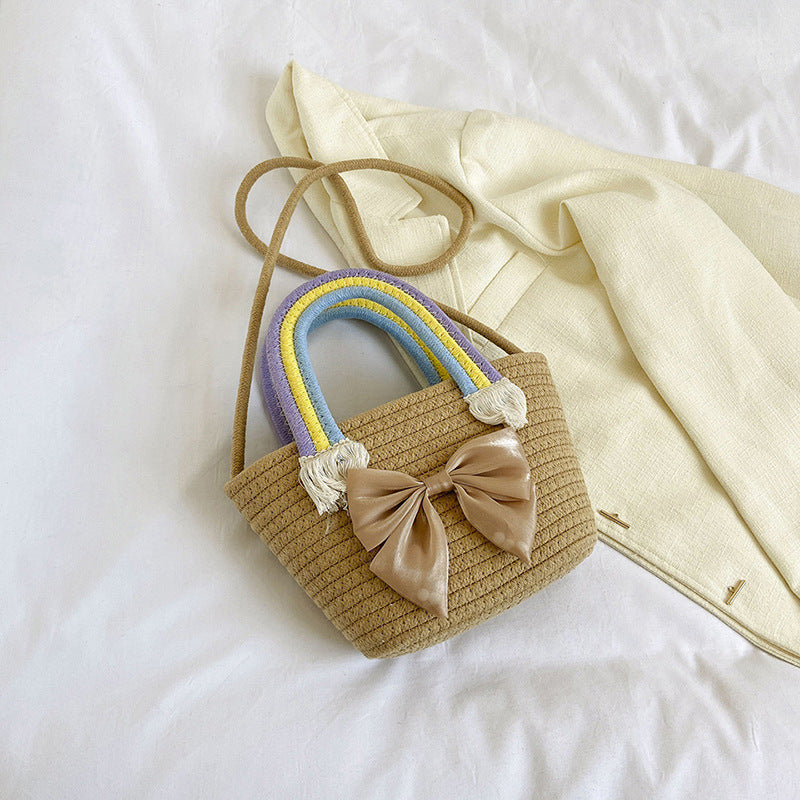 Straw Sling Handbag