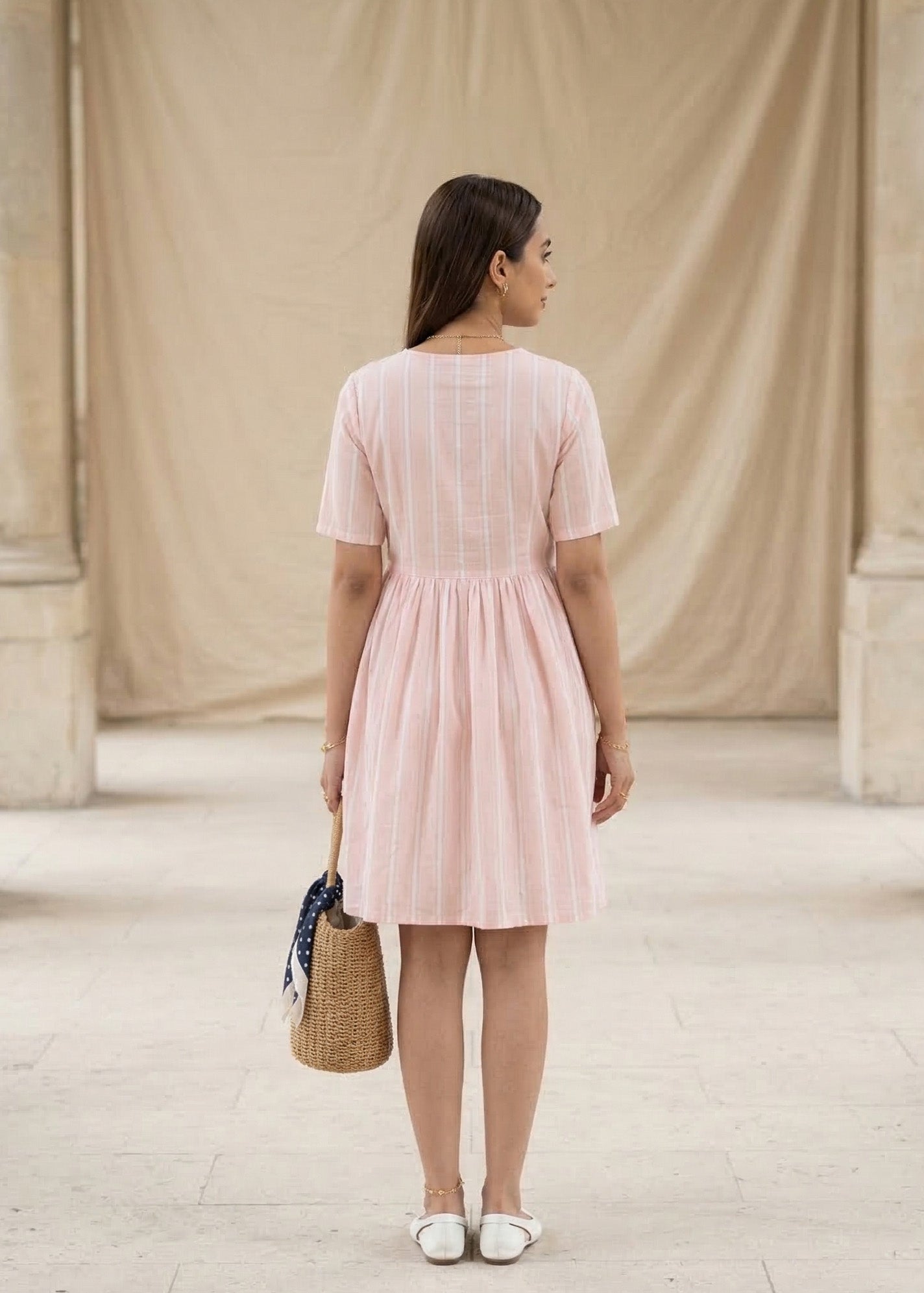 Peachy Vintage Dress