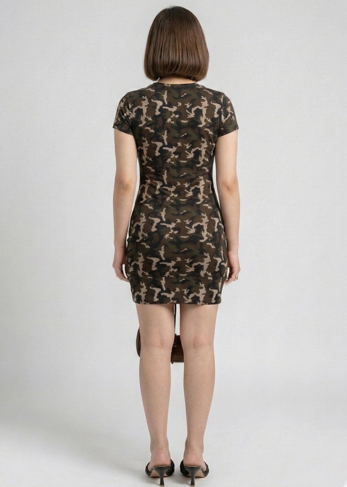 Daphne String Tie-up Ruched Dress