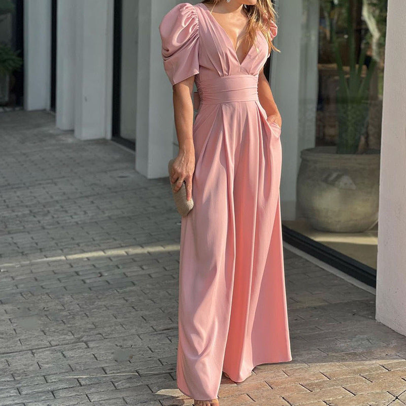 Elegant Wide Legged Jumpsuit