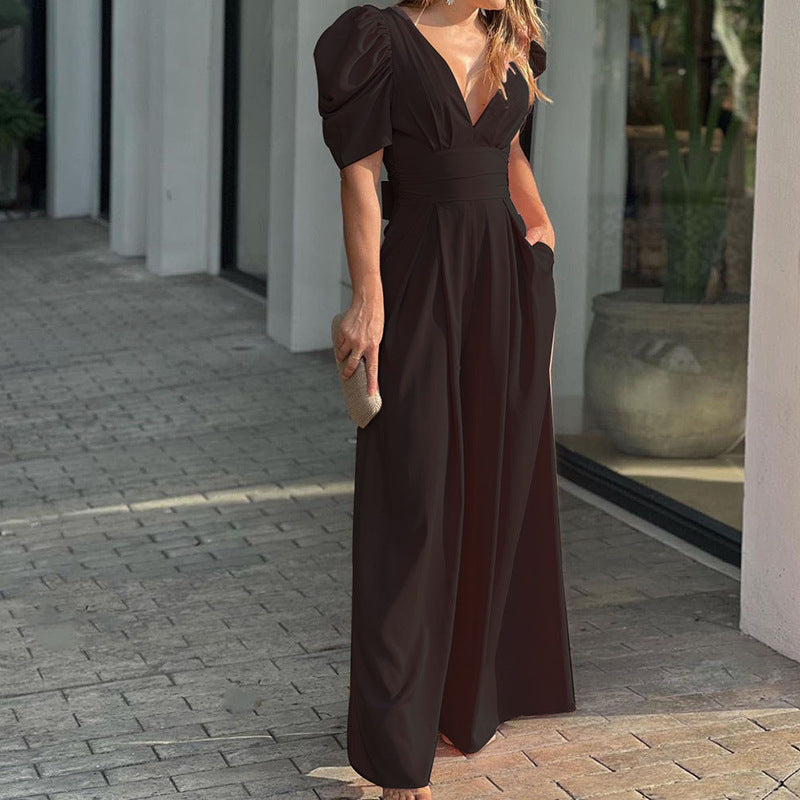 Elegant Wide Legged Jumpsuit