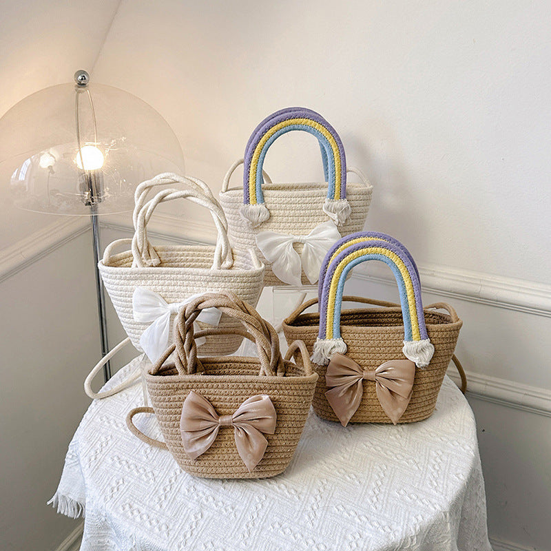 Straw Sling Handbag