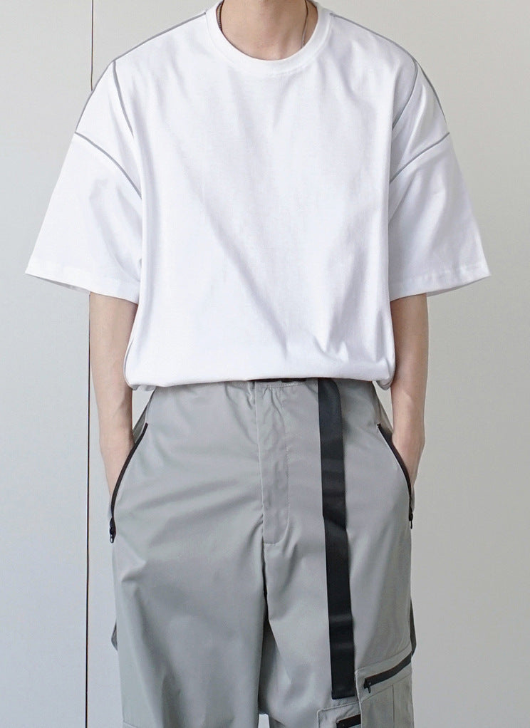 Reflective Loose Short Sleeve T-shirt