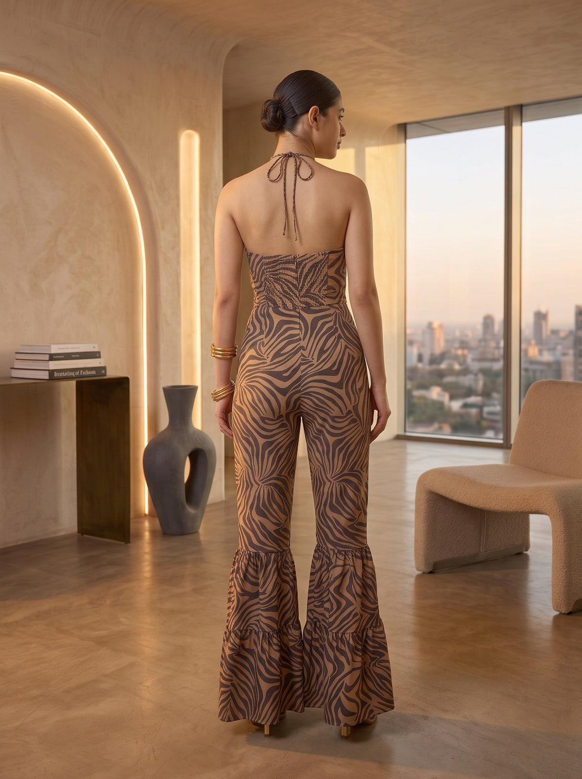 Bold Zebra Jumpsuit