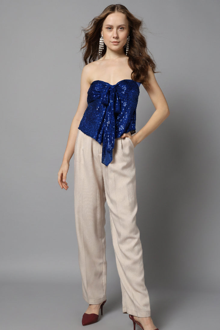 Twisted Strap Asymmetric Top