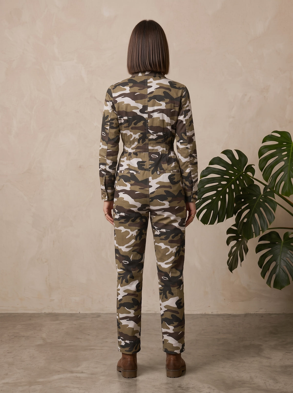 Ash Camouflage Jumpsuit