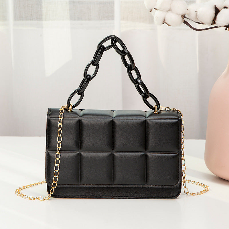 Embossed Small Square Chain Bag