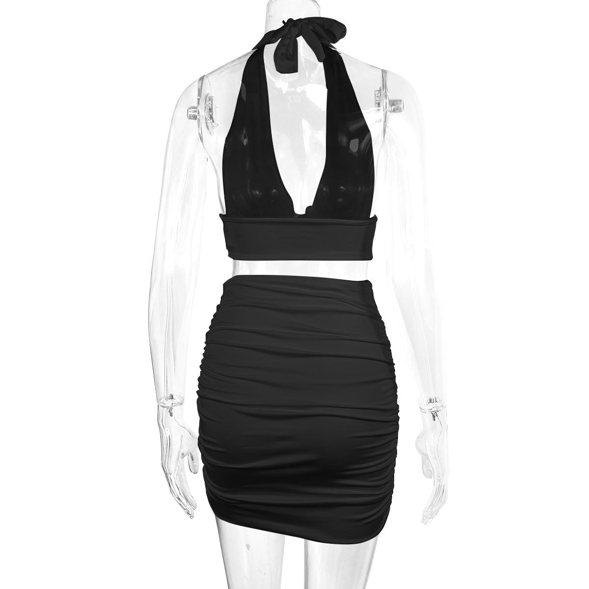 Halter Top & Short Skirt Co-ord Set