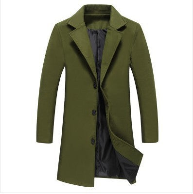 Winter Solid Colour Overcoat