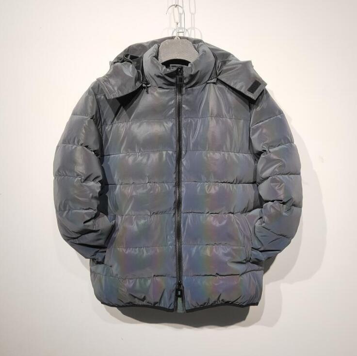 Rainbow Reflection Puffer Jacket