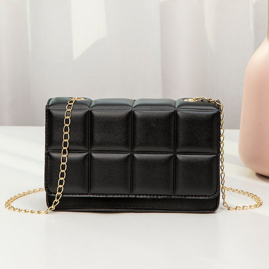 Embossed Small Square Chain Bag