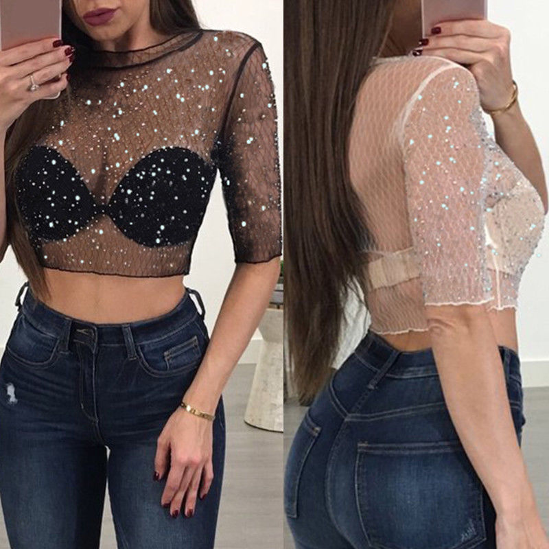 Sheer Shimmer Top