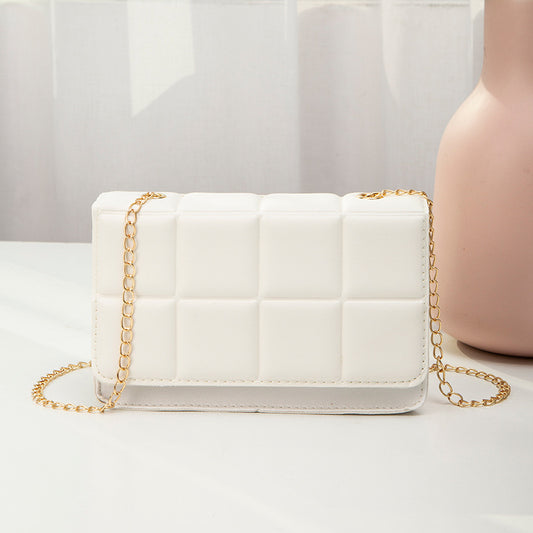 Embossed Small Square Chain Bag